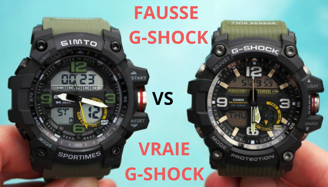 Fausse g shock vs vraie 11 astuces d experts pour ne pas se